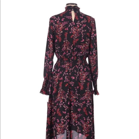 NANETTE LEPORE size 8 dragonfruit NWT floral dress - Picture 2 of 9